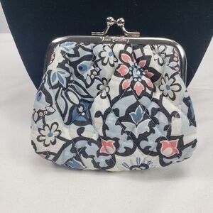 Vera Bradley Print Coin Pouch Kiss Lock